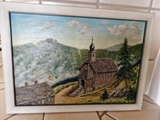  * Älteres Ölbild * Kirche BERGE Kapelle