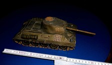 DDR NVA Panzer T-34/85  in 1:25 Kranich Modellbogen DDR  ca. 1956 gebaut 31 cm