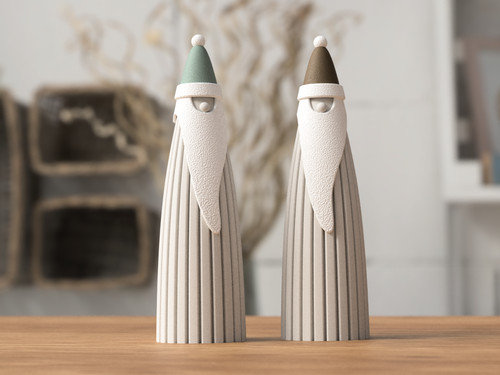 Gedruckter weihnachtsmann - 3d,