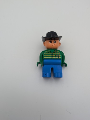 Lego duplo figur mann blau - figur,