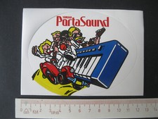YAMAHA PortaSound Heimorgel Sticker Aufkleber Werbung Reklame (01)