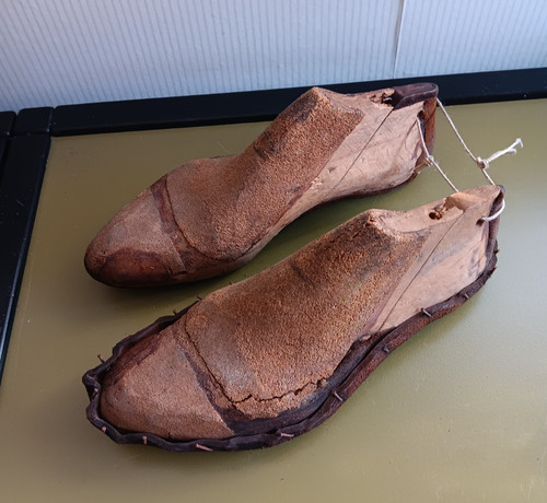 Paar alte schuhleisten - paar,