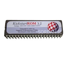Kickstart ROM 3.2.2 Amiga OS für Amiga 500 600 2000 + abgerundete Aufkleber
