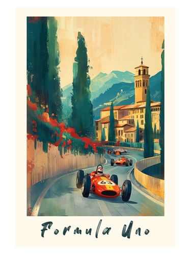 Formel vintage poster - 1,