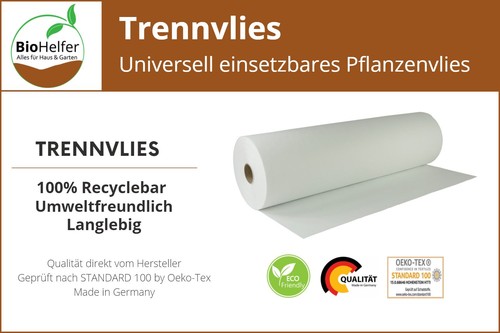 Biohelfer trennvlies für - biohelfer,