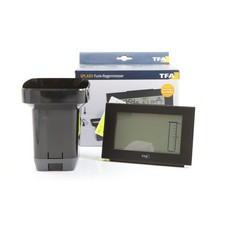 TFA Dostmann Splash unk-Regenmesser Funkuhr Regenalarm... + Defekt (278047)