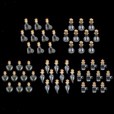 10pcs Fillable Miniglasflasche