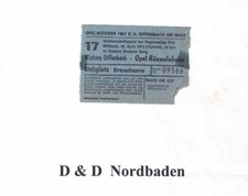 Ticket / Eintrittskarte