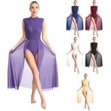 DE Damen Ballettkleid Latin