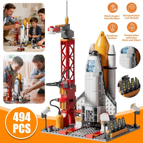 Weltraum spielzeug set 494pcs - spielzeug,
