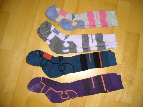 Paar ski schnee socken lang - paar,