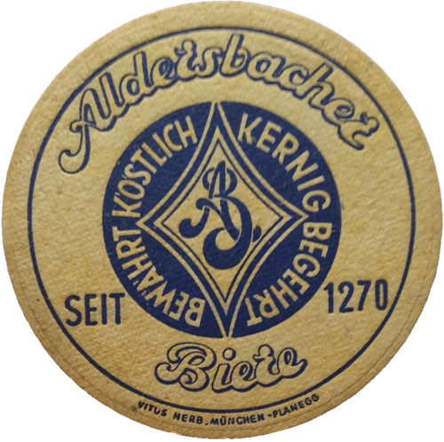 Alter bierdeckel brauerei - bierdeckel,