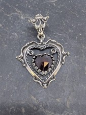 Vintage Herz Anhänger Granat