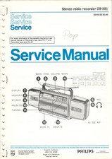 PHILIPS - D8188 - Service Manual Anleitung Schaltplan für Radio Recorder - B8113