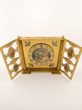 Extrem schöne LeCoultre Lavigne Hour Tischuhr mit 8 Tagen 40er Jahre