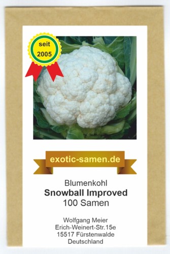 Blumenkohl schneeball - -,