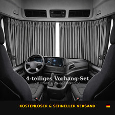 LKW Gardinen Set 4-teilig