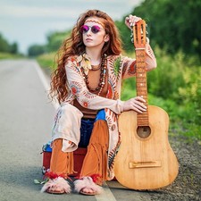 2 Stück Damen Hippie Fransen