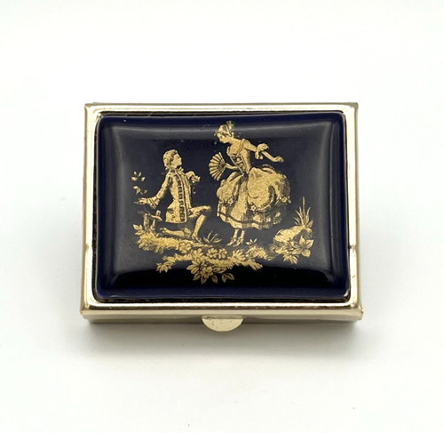 Vintage pillendose antik - vintage,