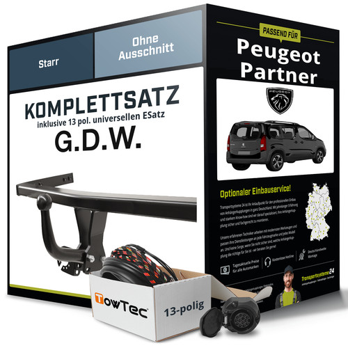 Für peugeot partner - für, version