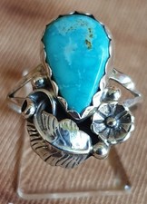 Navajo Damen Ring, Floral mit