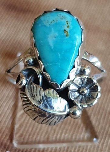 Navajo damen ring floral - ring,, mit