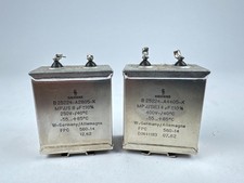 2x Siemens MP Elko 4uF 8uf 400V Rarität Kondensator Hifi Audio Klangfilm