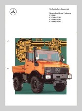 Mercedes Benz UNIMOG U 1000 1200  1250  1400  1450 1600 1650 Technisches Konzept