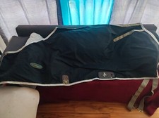 pferde sachen neu U gebr. Decke von cattleman's abschw.Decke,Gamaschen ,stricke 