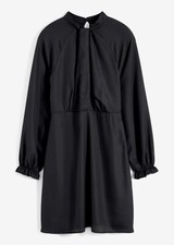trendiges Kleid mit Stehkragen