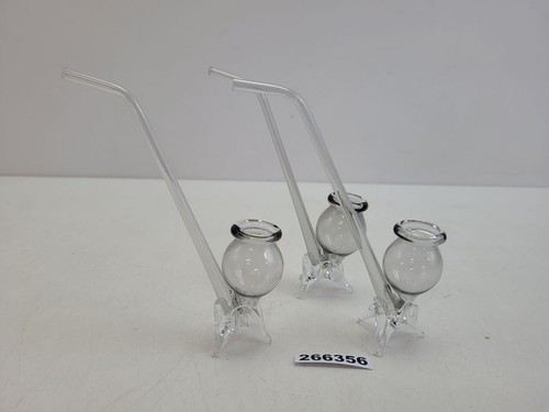 Schnapspfeifen ddr glas - 3x,