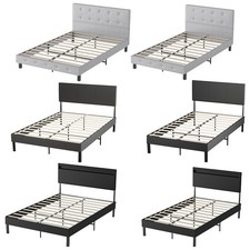 Modernes Polsterbett mit LED