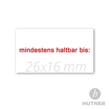 11.000 Preisetiketten Etiketten 26x16 RE weiß mindestens haltbar bis: