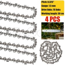 4 x Sägekette 50cm 76TG 0.325