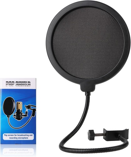 Mikrofon pop filter - mikrofon, windschutz