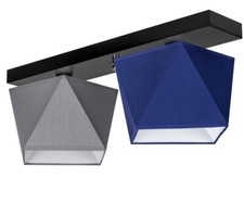 Decken Lampe grau türkis