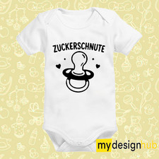 Babybody mit Spruch Schnuller