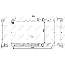 NRF Motorkühler für Chrysler