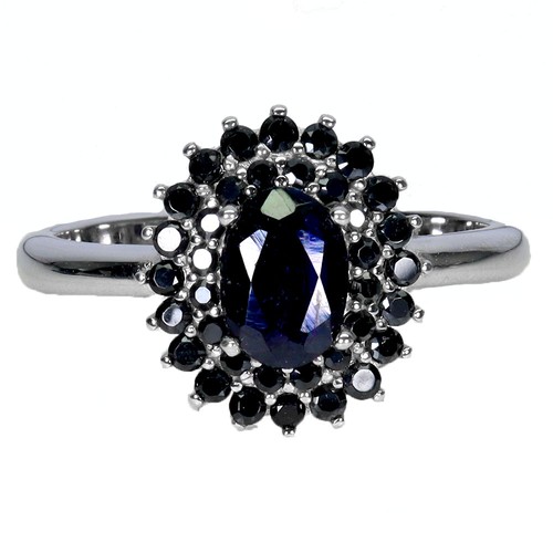 925 sterlingsilber ring oval - sterlingsilber,