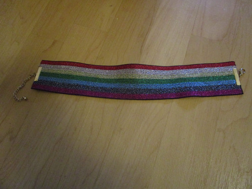Gestreiftes halsband lurex - gestreiftes,