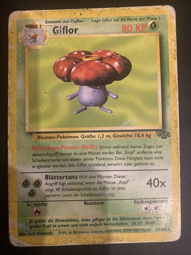 Pokemon tcg karte dschungel - pokemon,
