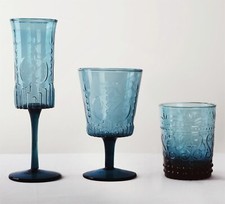 Kunst Deko Vintage Blau