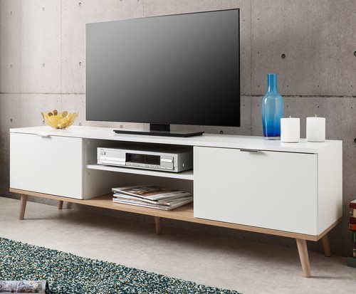 Lowboard fernsehtisch weiß - tv-lowboard,