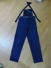 Vintage Umstandshose Latzhose Hose blau Gr. 36 aus 80er Jahre (1984)