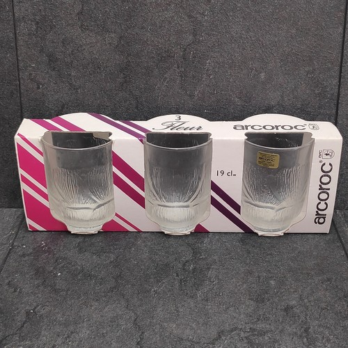 Arcoroc fleur gläser - 3,