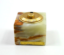 Tischfeuerzeug Ibelo Gas aus Marmor Onyx Feuerzeug Lighter 9514