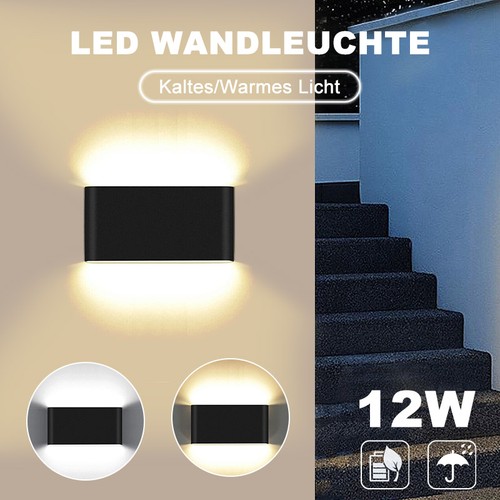 12w wandlampe down - 12w, up