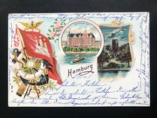 Litho AK (819) Hotel Hamburger