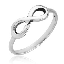 Damen Ring Band Ring Fingerring Verlobungsring Edelstahl Ring RS57