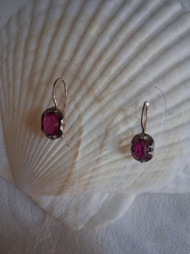 Silber 875 ohrringe mit korund - mit,